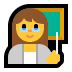 👩‍🏫 woman teacher display on Windows